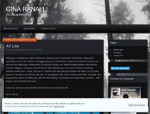 Tablet Screenshot of ginaranalli.com